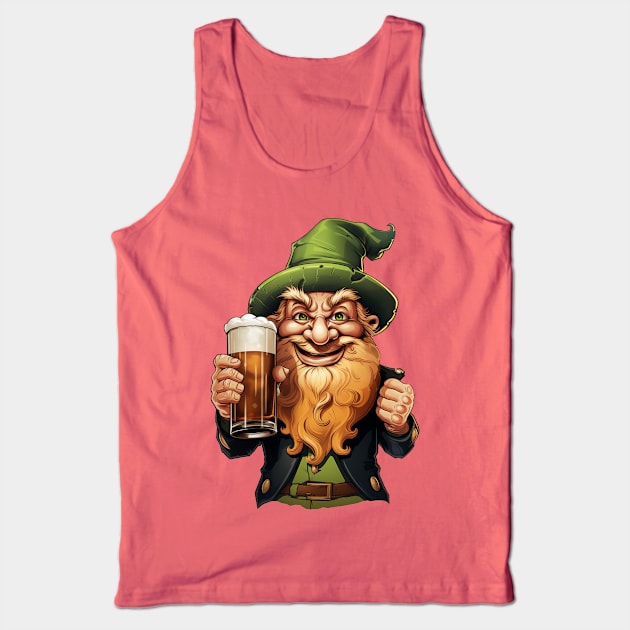 Cheers Leprechaun Tank Top by JunkyDotCom